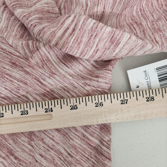 Coldwater Creek Shirt Womens 3X Red Clay Multi Long Sleeve Tunic Scoop Neck - Picture 12 of 16